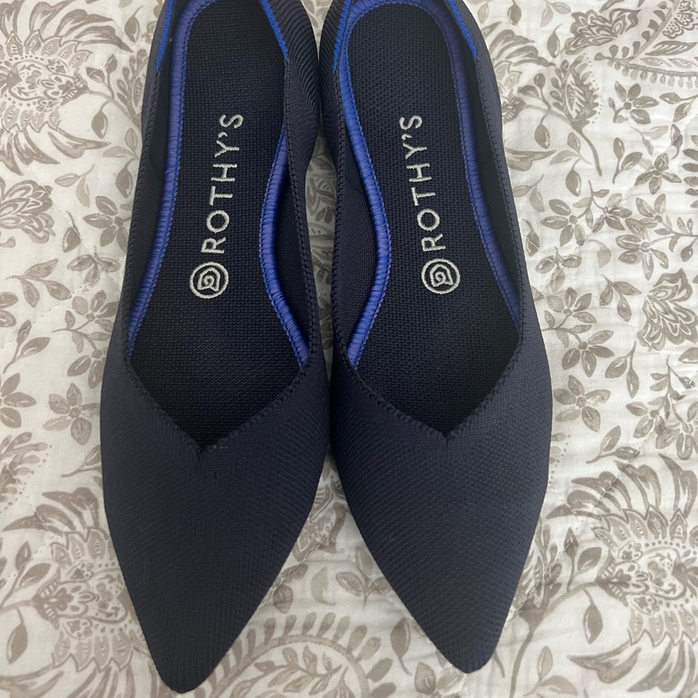 Rothy’s The Point Navy Blue